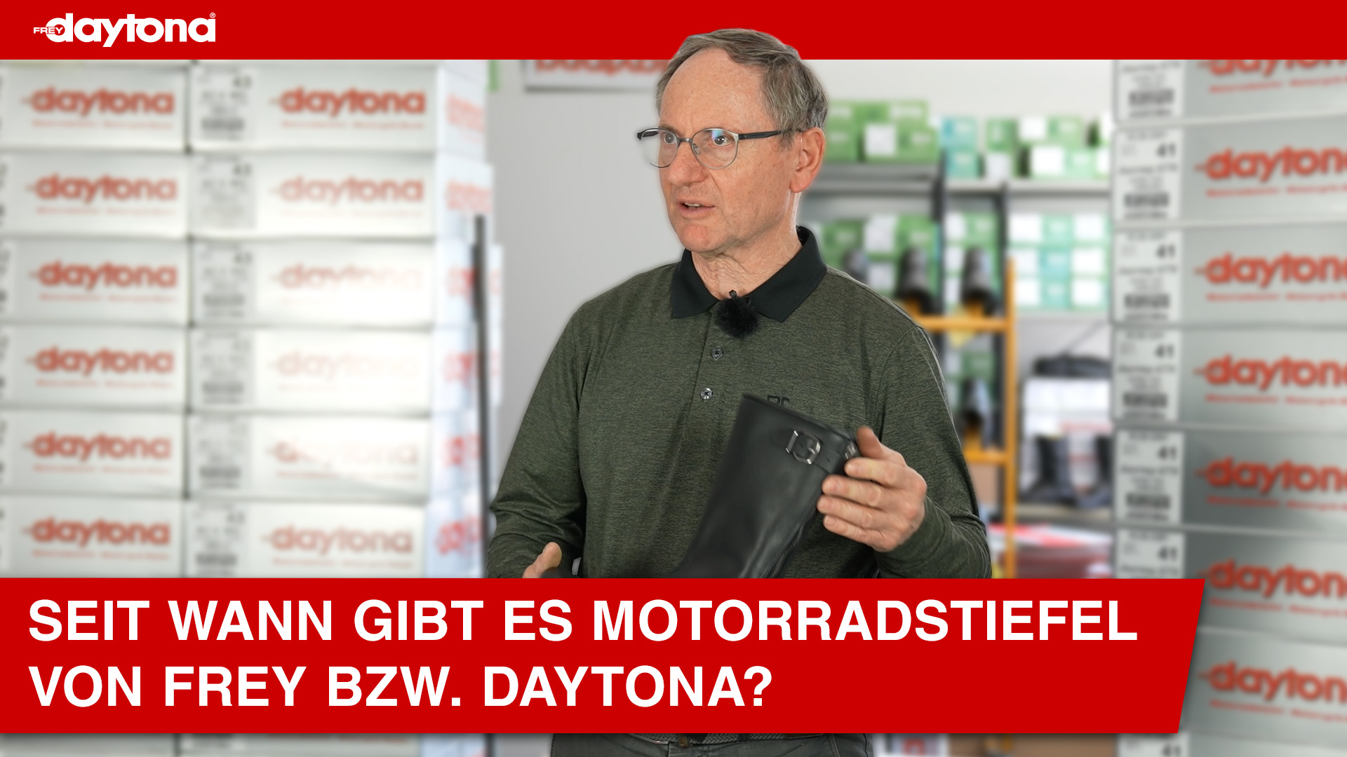 Seit wann gibt es Motorradstiefel von Frey bzw. Daytona?